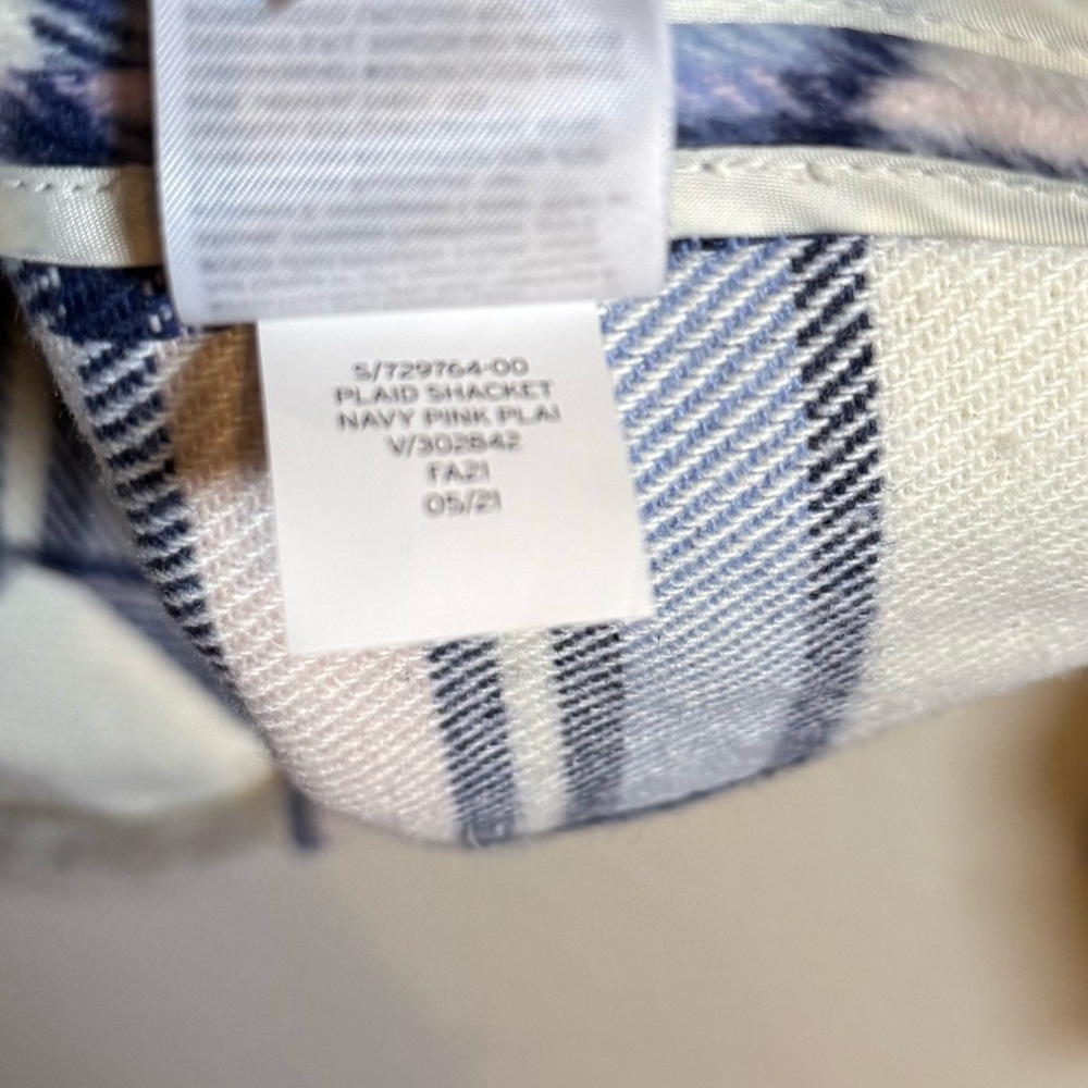 Gap‎ Plaid And Thick Flannel Shirt Jacket - Picture 5 of 7